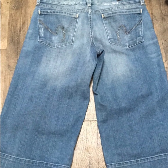 CITIZEN OF HUMANITY Denim LONG SHORTS size 28 - Picture 7 of 8